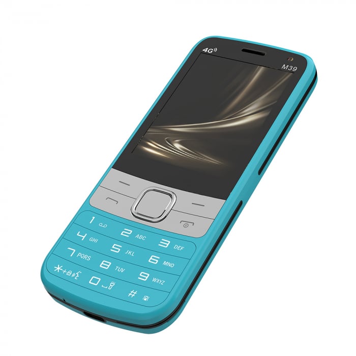 Mobile Phone iSEN M39, Blue, 4G, Android 12, 2.8" Touch Screen, 2GB RAM, 16GB ROM, TF Card, 2MP + 2MP Camera, 2500mAh, Dual SIM [11]