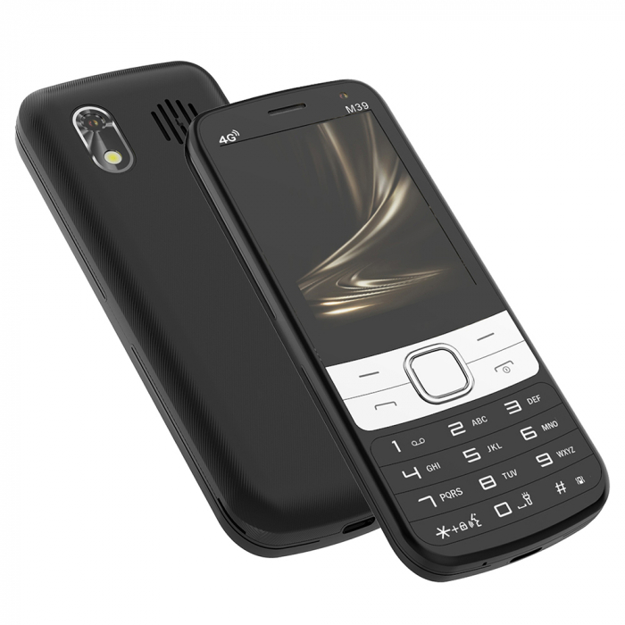 Telefon mobil iSEN M39, Negru, 4G, ecran tactil de 2.8", 2GB RAM, 16GB ROM, card TF, camera 2MP + 2MP, Android 12, baterie 2500mAh, Dual SIM [15]