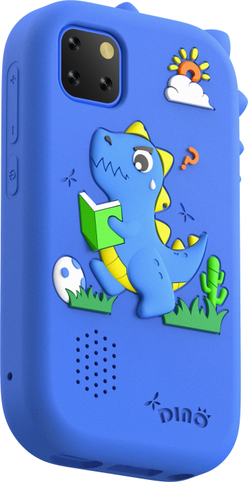 iSEN W5 Gyermek Mobiltelefon, Kék, 2.8" Érintőképernyő, 32GB ROM, Többfunkciós (Fotó, Videó, Játékok, Zene, Oktatás), 30W Pixeles Kamera, 600mAh, DC-5V, Szilikon Tok [1]