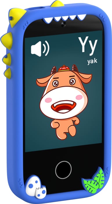 iSEN W5 Gyermek Mobiltelefon, Kék, 2.8" Érintőképernyő, 32GB ROM, Többfunkciós (Fotó, Videó, Játékok, Zene, Oktatás), 30W Pixeles Kamera, 600mAh, DC-5V, Szilikon Tok [8]