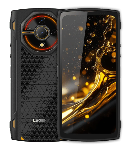 Telefon Mobil LAGENIO Panther 2 Pro, Negru, 4G, 6.7   HD+ 120Hz, 24GB RAM (8GB + 16GB Extensibili), 256GB ROM, 50MP, Android 15, Unisoc T7250, Lumini RGB, NFC, OTG, 5150mAh, 18W, Dual SIM