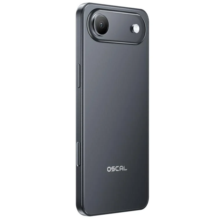OSCAL FLAT 3C Okostelefon, Fekete, 4G, 6.56" HD+ IPS, 16GB RAM (4GB + 12GB bővíthető), 128GB, Unisoc T310, 5000mAh, 32MP, Android 16, Dual SIM [4]