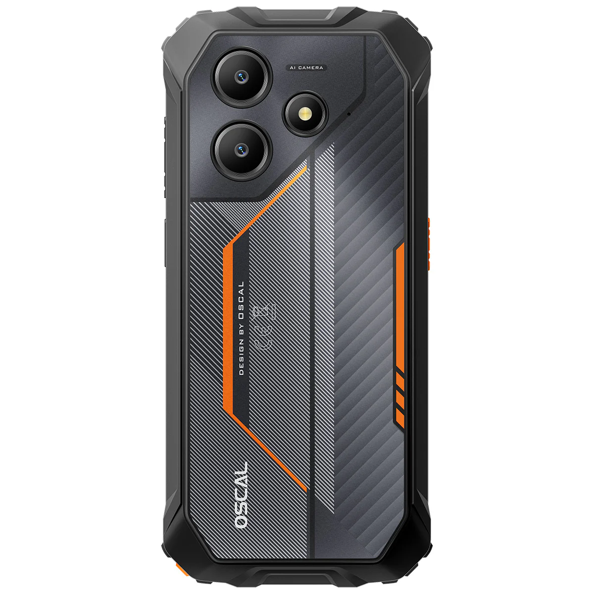 Mobile phone OSCAL MARINE 2, Black, 4G, 6.56