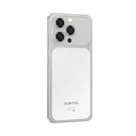 Oukitel C18 Smartphone, Silver, 4G, 6.52" HD Display, 16GB RAM (4GB + 12GB Extended), 128GB, 13MP Camera, 5000mAh Battery, Android 16, Dual SIM [6]