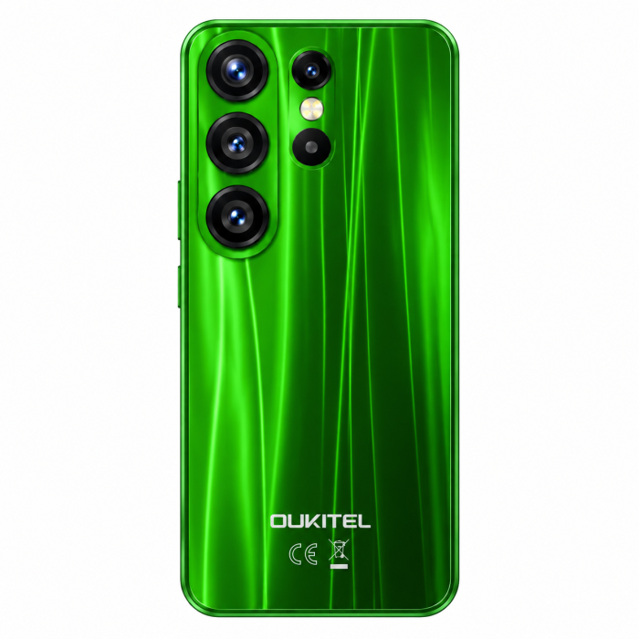 Telefon Mobil OUKITEL C26 Mini, Verde, 4G LTE, 4” TFT, 16GB RAM (4GB + 12GB extensibili), 64GB ROM, Unisoc T610 Octa-Core, Android 16, IP68/IP69K, 2300mAh 10W, Cameră 13MP, Dual SIM [2]