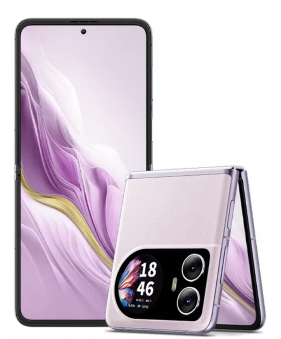Telefon mobil Blackview HERO10, Purple, 4G, Display 6.9 Amoled Pliabil, 36GB RAM (12GB + 24GB extensibili), 256GB ROM, Android 13, MTK Helio G99, 108MP+32MP ArcSoft 9.0, OTA, NFC, Face ID, DualSim