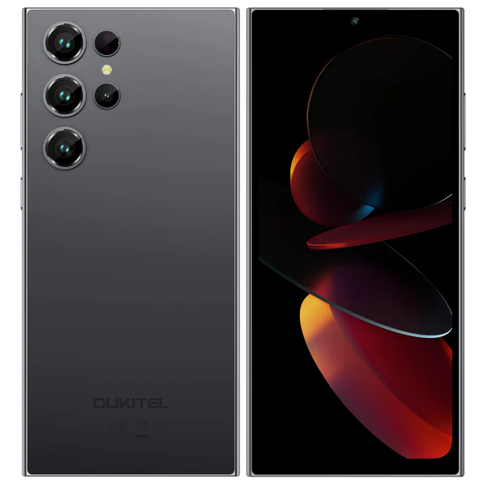 Telefon Mobil Oukitel C61 Pro, Negru, 4G, 6.88   HD+ In-Cell IPS, 24GB RAM (8GB+16GB Extensibili), 256GB ROM, 13MP, Android 15, Unisoc Tiger T606, NFC, OTG, 5150mAh, 10W, Dual SIM