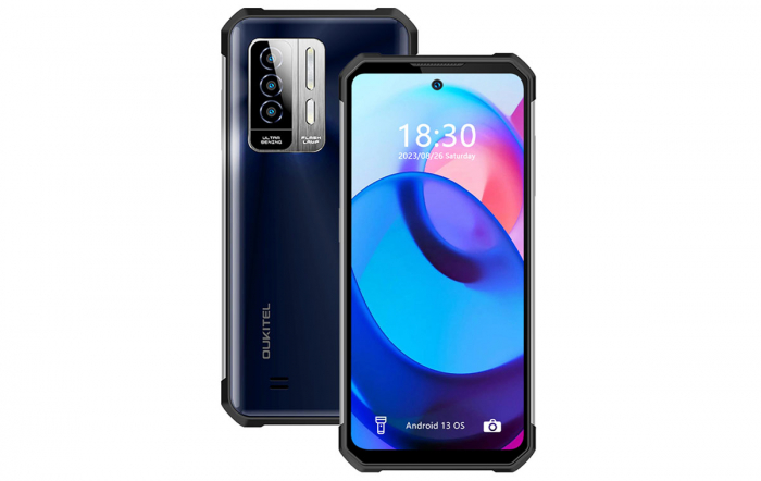 Telefon mobTelefon mobil Oukitel WP27 Albastru, 4G, 6.78" HD+, 24GB RAM (12GB + 12GB extensibili), 256GB ROM, Android 13, Camera Night Vision,Helio G99, 8500mAh, NFC, Dual SIMil Oukitel WP27 Albastru, 4G, 6.78" HD+,12+12 GB RAM, 256GB ROM, Android 13,Camera Night Vision, Helio G99, 8500mAh,NFC, Dual SIM [2]