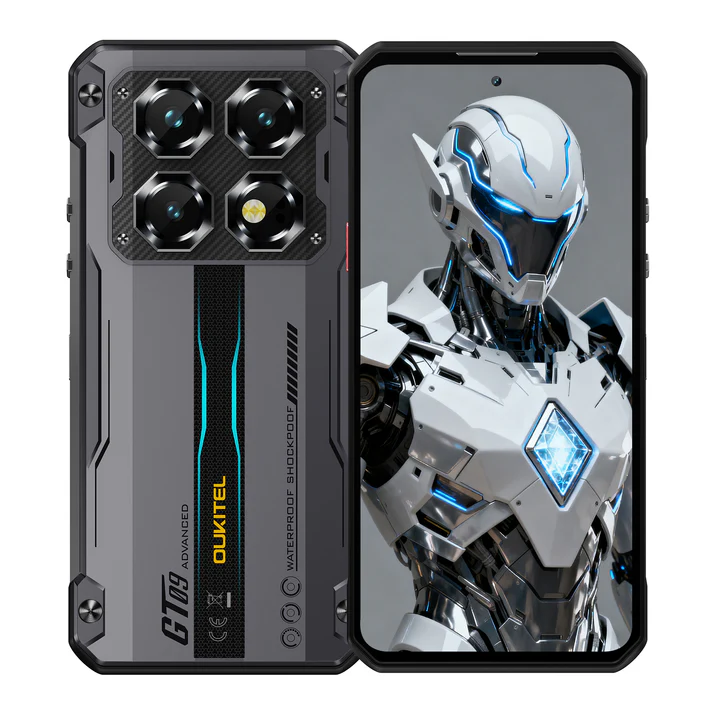 Telefon Mobil Oukitel WP60, Negru, 5G, 7.2   HD 120Hz, 48GB RAM (16GB + 32GB Extensibili), 512GB ROM, Android 15, Dimensity 7025, 108MP, Night Vision, NFC, Face ID, 10000mAh, 33W, Dual SIM