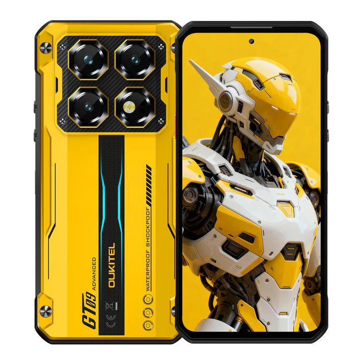 Telefon Mobil Oukitel WP60, Galben, 5G, 7.2   HD 120Hz, 48GB RAM (16GB + 32GB Extensibili), 512GB ROM, Android 15, Dimensity 7025, 108MP, Night Vision, NFC, Face ID, 10000mAh, 33W, Dual SIM
