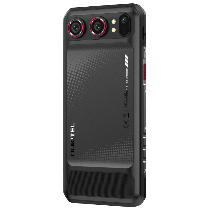 OUKITEL WP68 Air Smartphone, Black, 5G, 6.88" HD+ 120Hz, 36GB RAM (12GB + 24GB Expandable), 512GB, 64MP + 8MP Night Vision, 8000mAh, 45W, Android 16, Dual SIM [3]
