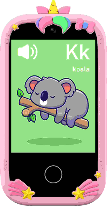 iSEN W5 Gyermek Mobiltelefon, Rózsaszín, 2.8" Érintőképernyő, 32GB ROM, Többfunkciós (Fotó, Videó, Játékok, Zene, Oktatás), 30W Pixeles Kamera, 600mAh, DC-5V, Szilikon Tok [15]