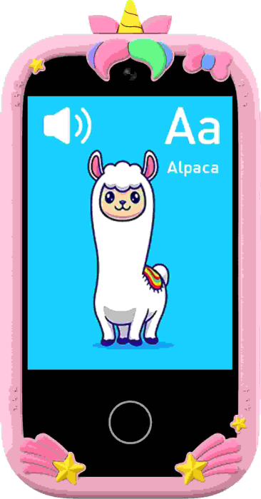 iSEN W5 Gyermek Mobiltelefon, Rózsaszín, 2.8" Érintőképernyő, 32GB ROM, Többfunkciós (Fotó, Videó, Játékok, Zene, Oktatás), 30W Pixeles Kamera, 600mAh, DC-5V, Szilikon Tok [13]