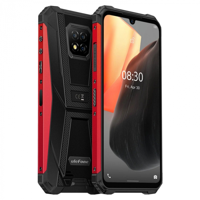 Ulefone Armor 8 Pro Red Mobile Phone, 4G, 6.1" Waterdrop, 8GB RAM, 128GB ROM, Android 11, Helio P60, NFC, IP68, 5580mAh, Dual SIM [4]