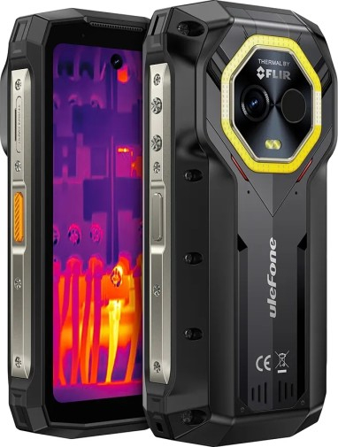 Mobiltelefon Ulefone Armor Mini 20T Pro, Fekete, 5G, FLIR Hőkamera, 4,7" FHD+ 90Hz, 16GB RAM (8GB + 8GB bővíthető), 256GB ROM, Android 14, 6200mAh, Dual SIM [3]