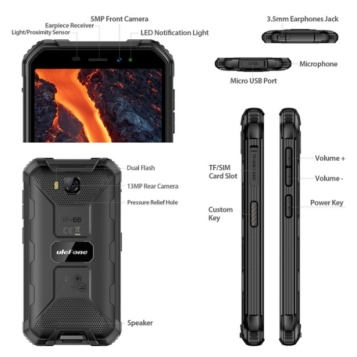 Telefon mobil Ulefone Armor X6 Pro 4/32 Orange [2]