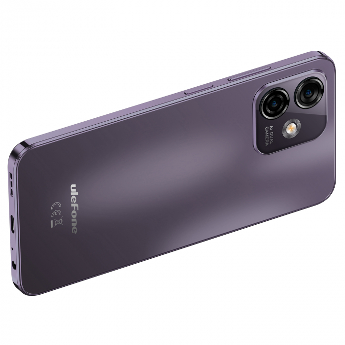 Ulefone Note 16 Pro Mobile Phone Violet 4G, 6.52" IPS LCD, 16GB RAM (8GB + 8GB expandable), 128GB ROM, Android 13, Unisoc T606 OctaCore, 4400mAh, Dual SIM [3]