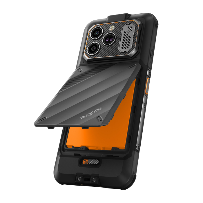 Ulefone RugOne Xever 8 Smartphone, Black, 4G, 6.50" FHD+ 120Hz, 16GB RAM (8GB + 8GB expandable), 128GB, 64MP + 20MP Night Vision Camera, Helio G200, Android 16, NFC, 4800mAh, Dual SIM [19]