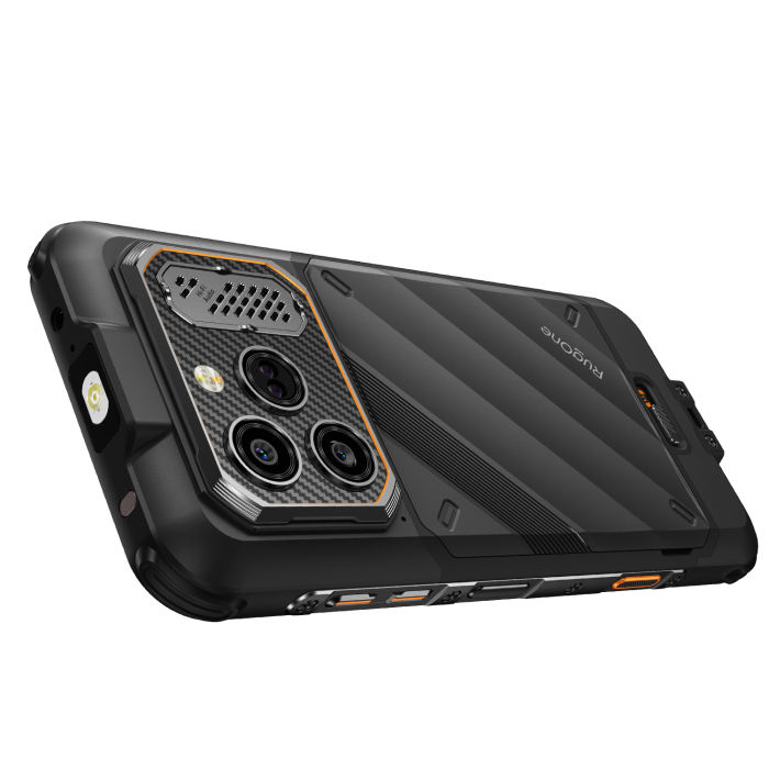 Ulefone RugOne Xever 8 Smartphone, Black, 4G, 6.50" FHD+ 120Hz, 16GB RAM (8GB + 8GB expandable), 256GB, 64MP + 20MP Night Vision Camera, Helio G200, Android 16, NFC, 4800mAh, Dual SIM [16]