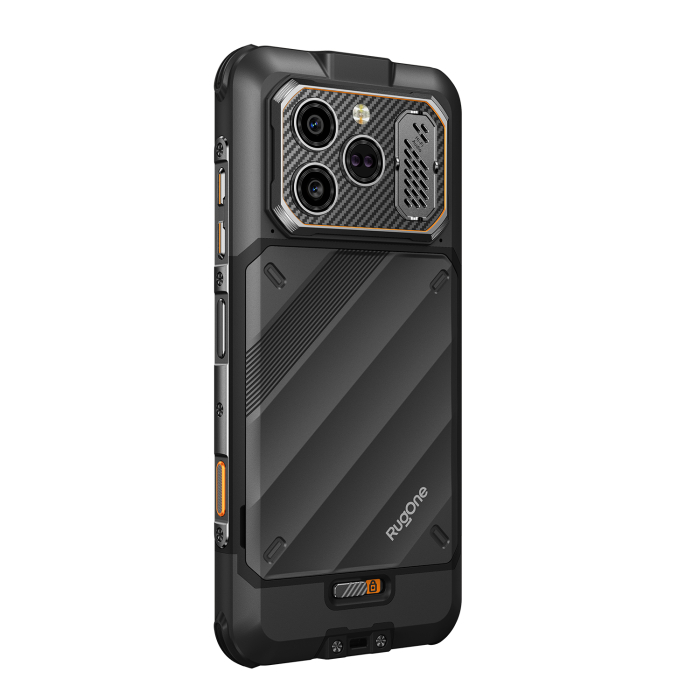 Ulefone RugOne Xever 8 Smartphone, Black, 4G, 6.50" FHD+ 120Hz, 16GB RAM (8GB + 8GB expandable), 256GB, 64MP + 20MP Night Vision Camera, Helio G200, Android 16, NFC, 4800mAh, Dual SIM [12]