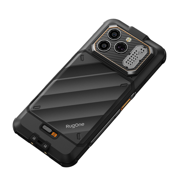 Ulefone RugOne Xever 8 Smartphone, Black, 4G, 6.50" FHD+ 120Hz, 16GB RAM (8GB + 8GB expandable), 256GB, 64MP + 20MP Night Vision Camera, Helio G200, Android 16, NFC, 4800mAh, Dual SIM [14]