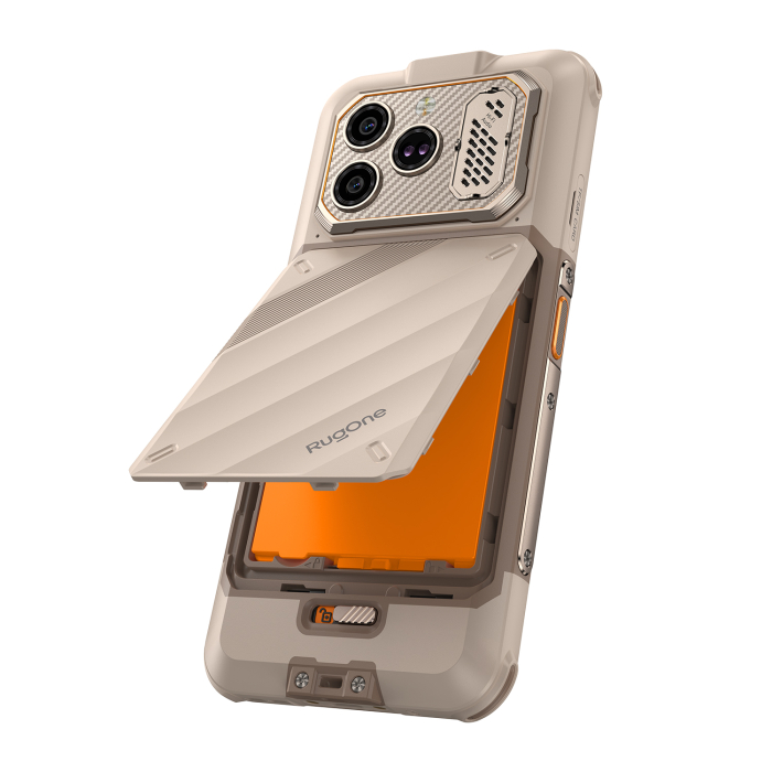 Telefon Mobil Ulefone RugOne Xever 8, Sand Dune, 4G, 6.50" FHD+ 120Hz, 16GB RAM (8GB + 8GB extensibili), 256GB, Cameră 64MP + 20MP Night Vision, Helio G200, Android 16, NFC, 4800mAh, Dual SIM [21]