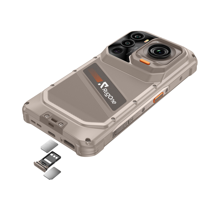 Ulefone RugOne Xsnap 7 Pro Mobile Phone, Sand Dune, 5G, eSIM, NFC, 6.67” 1.5K 120Hz, 24GB RAM (12GB + 12GB Extended), 512GB ROM, Dimensity 8400, 9300mAh 45W, 2.7K Action Camera, 64MP Night Vision, And [20]