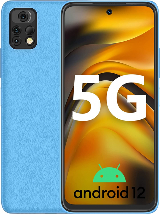 Telefon mobil UMIDIGI A13 Pro Max Blue 5G, 6.5 FHD+, 12GB RAM, 256GB ROM, Android 12, Dimensity 900, NFC, Bluetooth 5.2, Dual SIM, 5150mAh