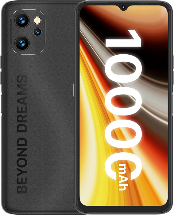 Telefon mobil UMIDIGI Power Max 7 Reef Gray, 4G, 6.7 , 6GB RAM, 128GB ROM, Android 11, Unisoc T610, Bluetooth 5.0, NFC, Dual SIM, 10000mAh