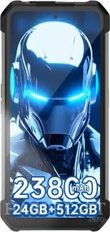 Unihertz 8849 Hike Mobiltelefon, 4G, 6.78" FHD+, 120Hz, 24GB RAM (12GB + 12GB bővített), 512GB ROM, 50MP, Android 14, 1200 Lumenes Zseblámpa, NFC, 23800mAh, Kettős SIM [2]