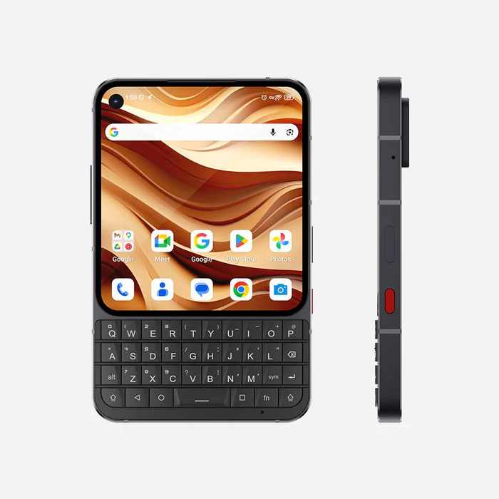 Unihertz Titan 2 Elite Pro Smartphone, Black, 5G, QWERTY, 4.03" AMOLED 120Hz, 12GB RAM, 512GB ROM, Dimensity 8400, 50MP OIS, Android 16, NFC, Dual SIM + eSIM [2]