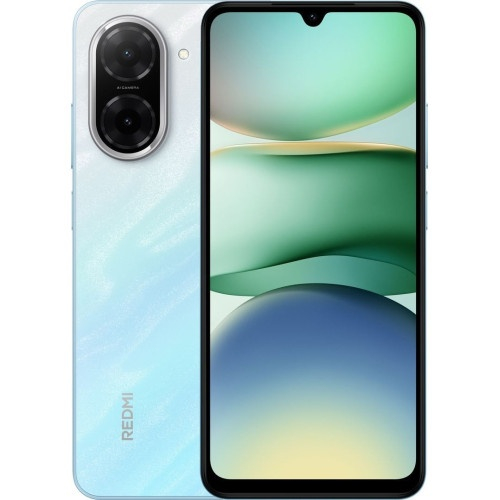 Telefon mobil Xiaomi Redmi A5, Albastru, 4G, 6.88   IPS LCD, 6GB RAM (3GB + 3GB extensibil)i, 64GB ROM, Android 15 Go, Radio FM, Face ID, Amprenta, 5200 mAh, 15W, Dual SIM