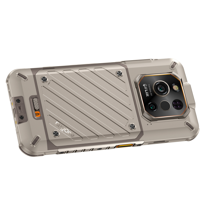 Telefon Ulefone RugOne Xever 7 Pro, Sand Dune, 5G, 6.67" AMOLED, 24GB RAM (12GB+12GB Extensibili), 512GB ROM, 50MP, Android 15, Dimensity 7025, Baterie interschimbabila, Camera termica, eSIM, 33W [22]