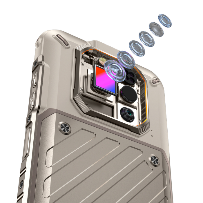 Telefon Ulefone RugOne Xever 7 Pro, Sand Dune, 5G, 6.67" AMOLED, 24GB RAM (12GB+12GB Extensibili), 512GB ROM, 50MP, Android 15, Dimensity 7025, Baterie interschimbabila, Camera termica, eSIM, 33W [7]