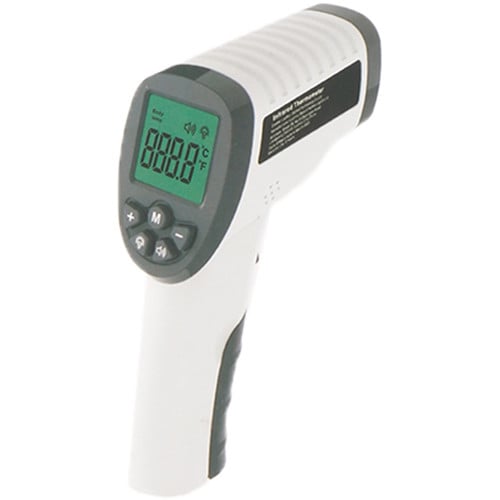 Termometru digital cu infrarosu CLOC SK-T008 pentru adulti si copii, Display iluminat, Masurare rapida 1s fara contact imagine noua