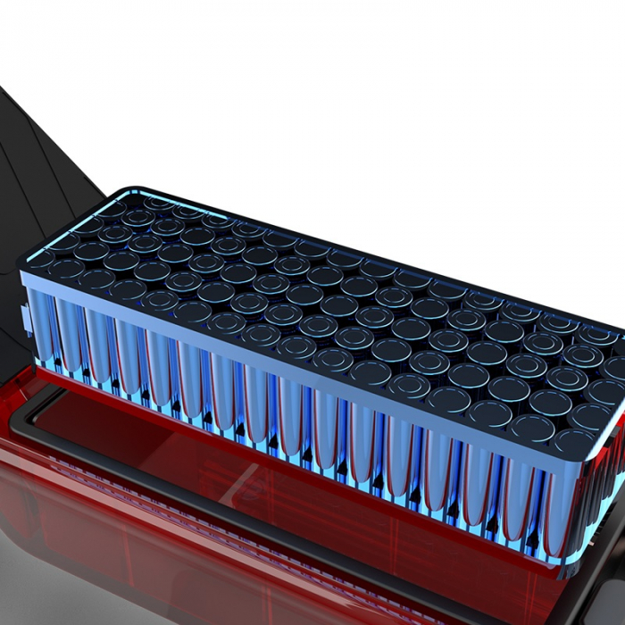 Trotineta electrica pliabila iSEN X10 Gri, Resigilat, 11 inch, 2x 600W, autonomie maxima 100km, viteza pana la 40km/h, baterie detasabila 48V 18.2A [4]