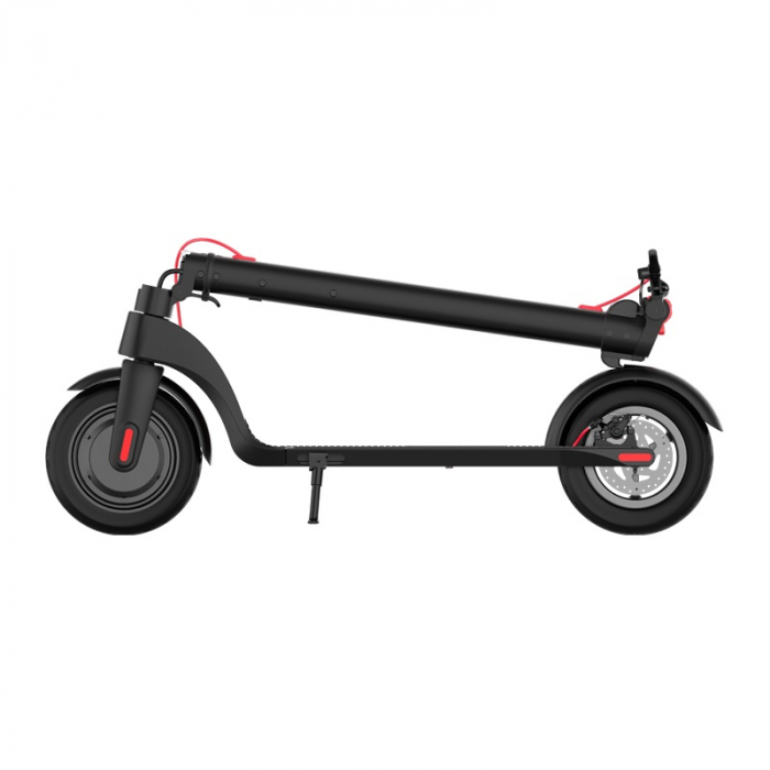 Foldable Electric Scooter iSEN X7 Pro 2025 Black, App, BT, 10", 350W Motor, Max Range 25km, up to 25km/h, Detachable Battery [7]