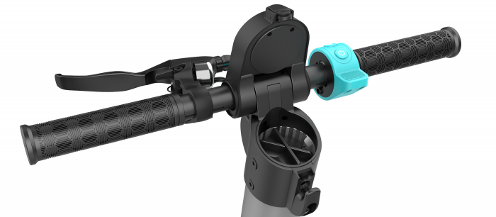 Trotineta electrica pliabila iSEN X7 Pro 2025 Silver, Aplicatie, BT, 10", motor 350W, autonomie max. 25km, pana la 32km/h, baterie detasabila [6]