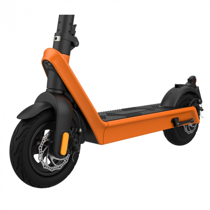 Folding electric scooter iSEN X9 Pro Orange, 10 inch, 1100W, maximum autonomy 100km, speed up to 40km/h, removable battery 48V15.6A [12]