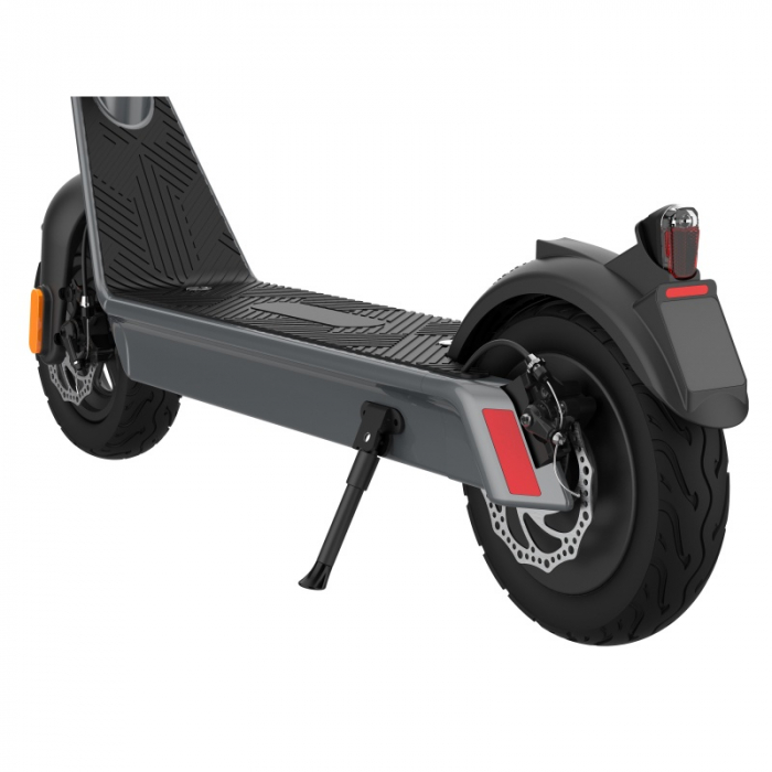 Folding electric scooter iSEN X9 Plus Grey, 10 inch, 850W, maximum autonomy 65km, speed up to 36km/h, removable battery 36V15.6Ah [11]