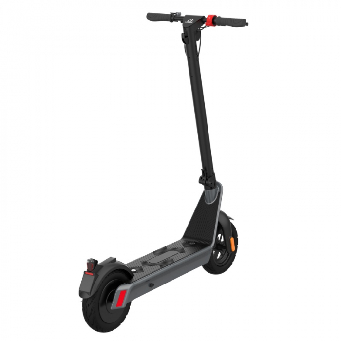Folding electric scooter iSEN X9 Plus Grey, 10 inch, 850W, maximum autonomy 65km, speed up to 36km/h, removable battery 36V15.6Ah [8]