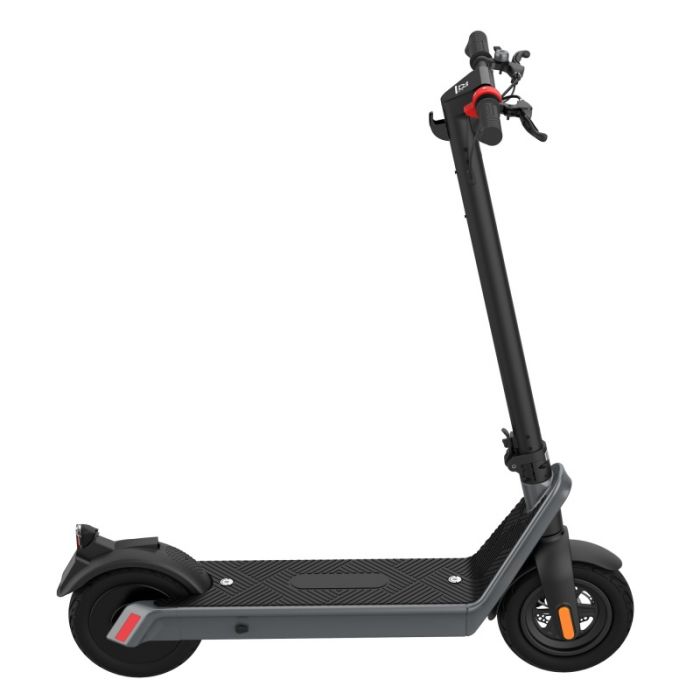 Folding electric scooter iSEN X9 Plus Grey, 10 inch, 850W, maximum autonomy 65km, speed up to 36km/h, removable battery 36V15.6Ah [6]