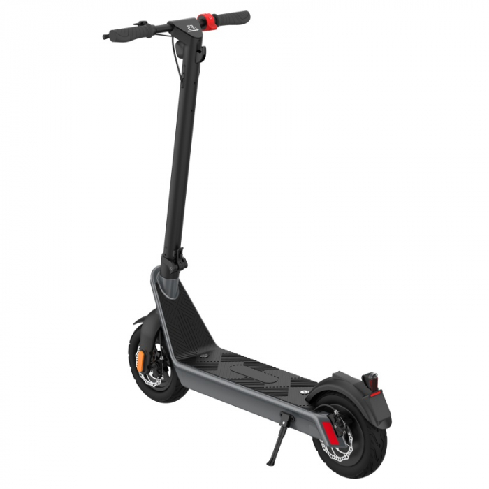 Folding electric scooter iSEN X9 Plus Grey, 10 inch, 850W, maximum autonomy 65km, speed up to 36km/h, removable battery 36V15.6Ah [7]