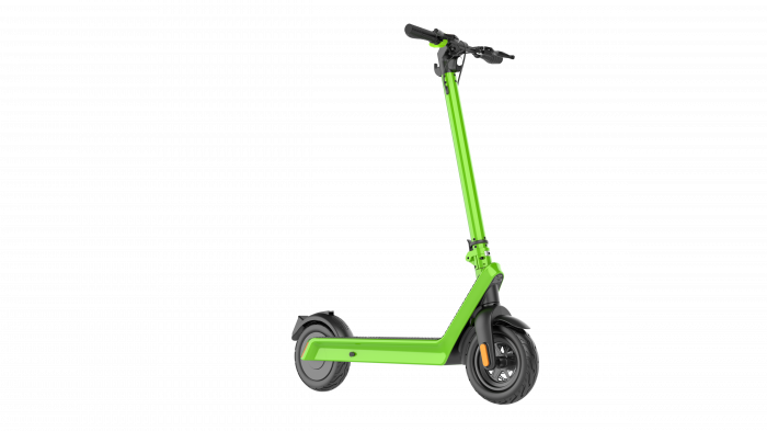 Folding Electric Scooter iSEN X9 Plus 2025 Green, BT, 10 inch, 850W, maximum range 65km, up to 40km/h, detachable battery 15.6Ah [13]