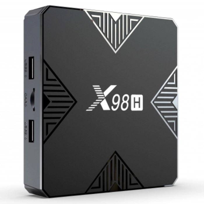 TV Box iSEN X98H Smart Media Player Negru, 4K, 4GB RAM, 32GB ROM, Android 12, Allwinner H618 Quad Core A53, Ethernet 100m, Bt 5.0