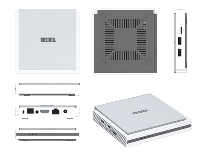 TV Box MECOOL KM2 PLUS DELUXE Smart Media Player, Alb, 4K, 4GB RAM, 32GB ROM, Android 11, WiFi6, Netflix, Disney+, Prime Video, YouTube, Google Play [2]