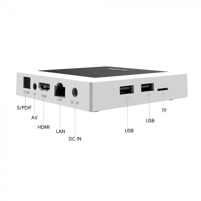 TV Box Mecool KM7 Plus Smart Media Player Negru cu alb [10]