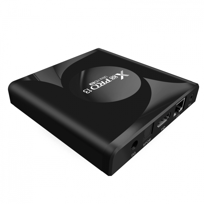 TV Box X88 PRO 13, 8K, Android 13, 4GB RAM, 64GB ROM, RK3528 Quad-Core, WiFi, Bluetooth, HDMI​​​​​​​, Netflix, Skype, Youtube, Facebook [5]