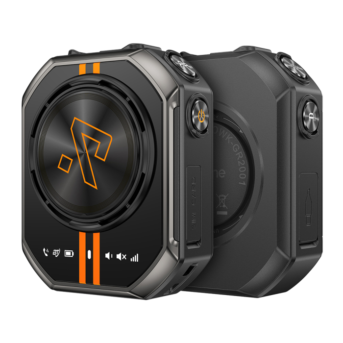 Walkie Talkie RugOne XLink 7, Negru, 4G, Comunicare vocală AI, GPS, Bluetooth 5.2, SOS, Baterie 1050mAh, USB-C, Nano SIM [22]