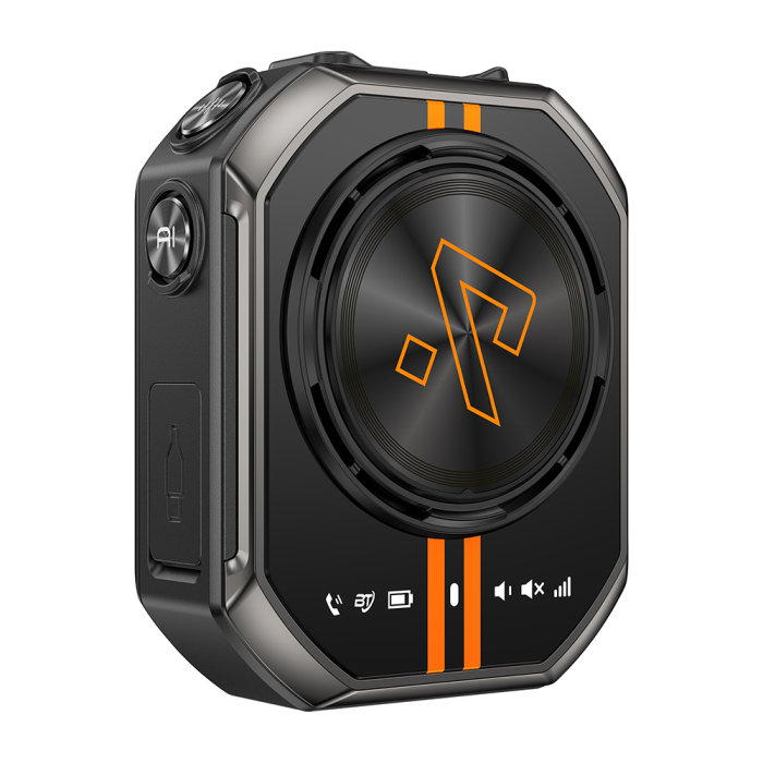 Walkie Talkie RugOne XLink 7, Negru, 4G, Comunicare vocală AI, GPS, Bluetooth 5.2, SOS, Baterie 1050mAh, USB-C, Nano SIM [9]